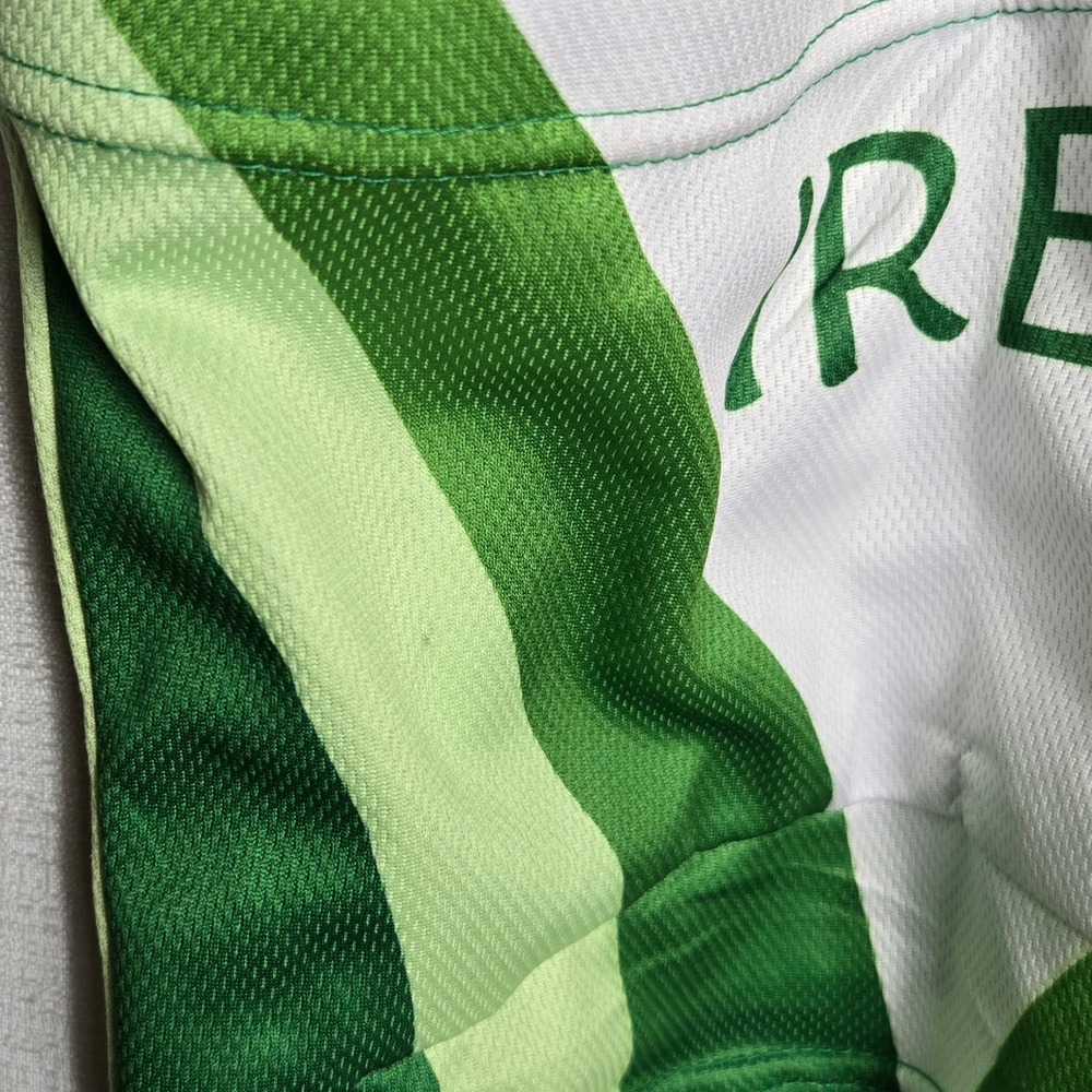 Dolmen Clothing Mens Ireland Cycling Jersey Short Sleeve Green White M - Picture 10 of 10